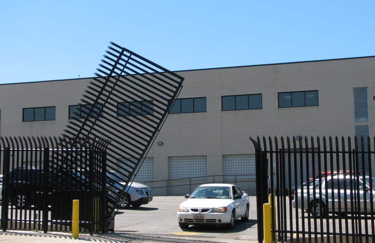 Vertical Lift Aluminum Gate Commercial Entry Service San Diego